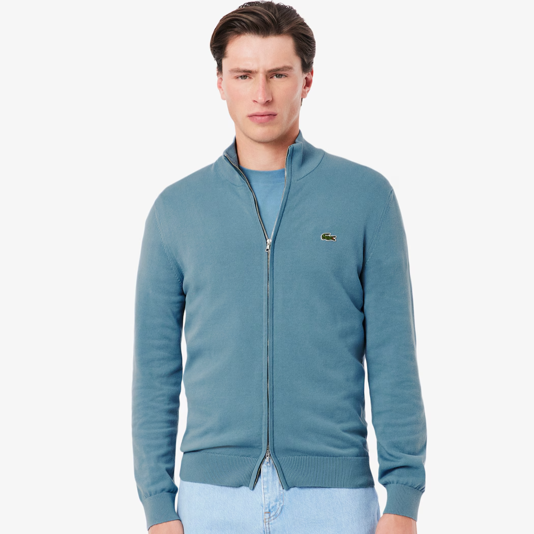 Pullover con Zip Lacoste