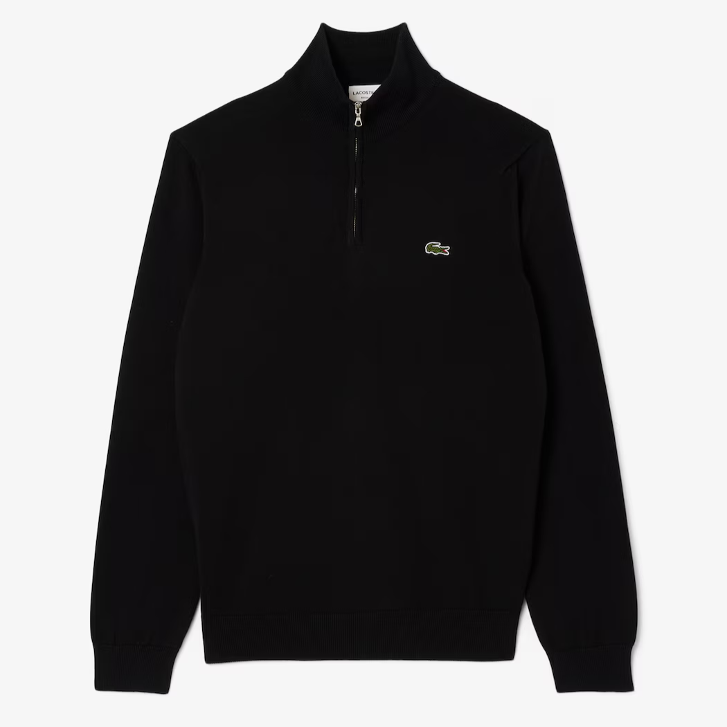 Pullover collo con Zip Lacoste