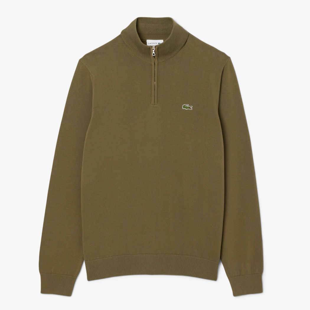 Pullover collo con Zip Lacoste