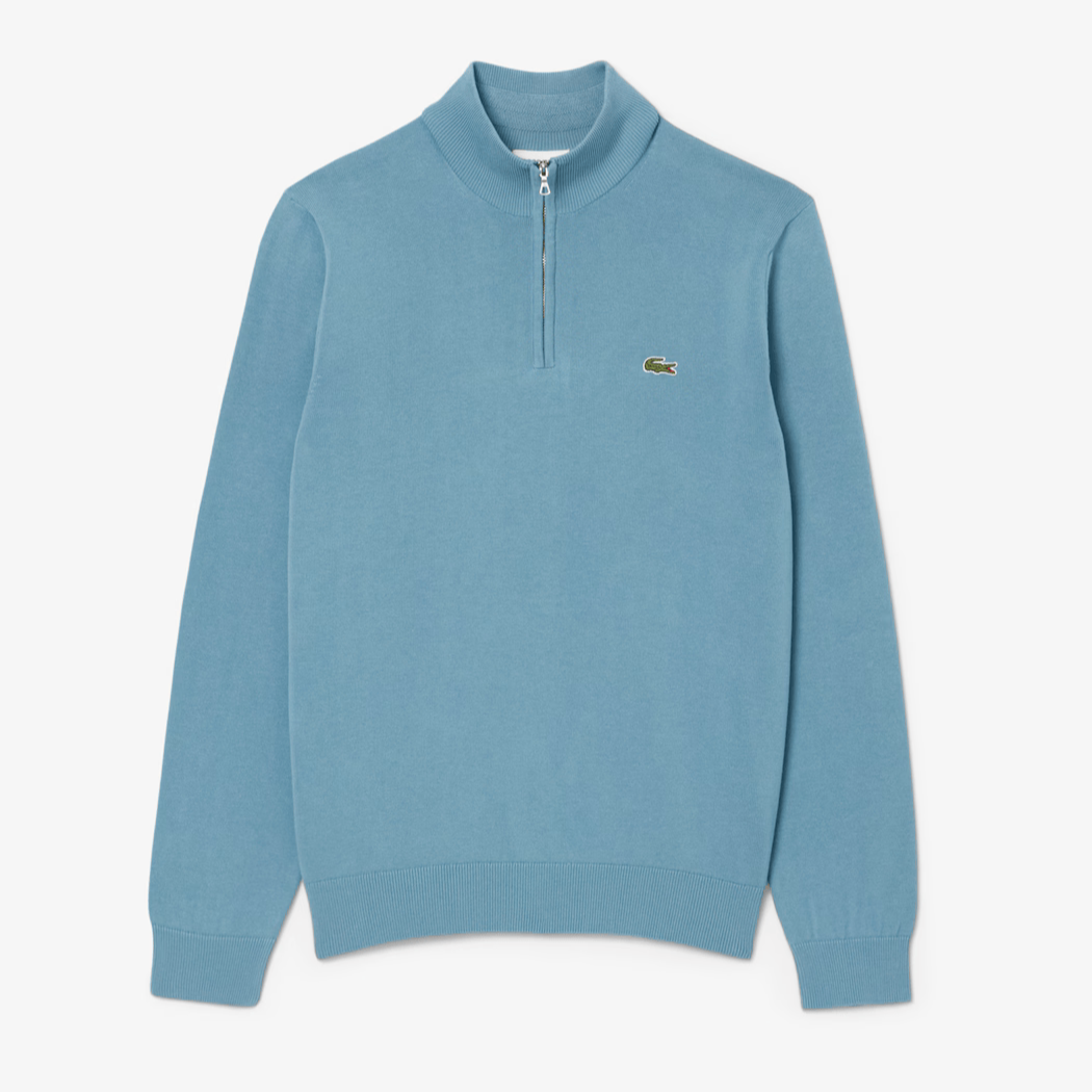 Pullover collo con Zip Lacoste