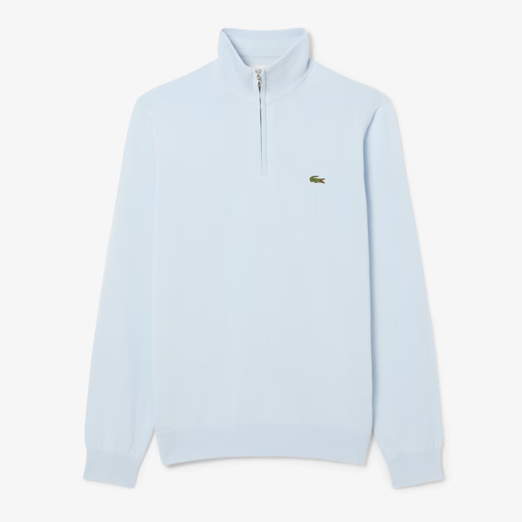 Pullover collo con Zip Lacoste