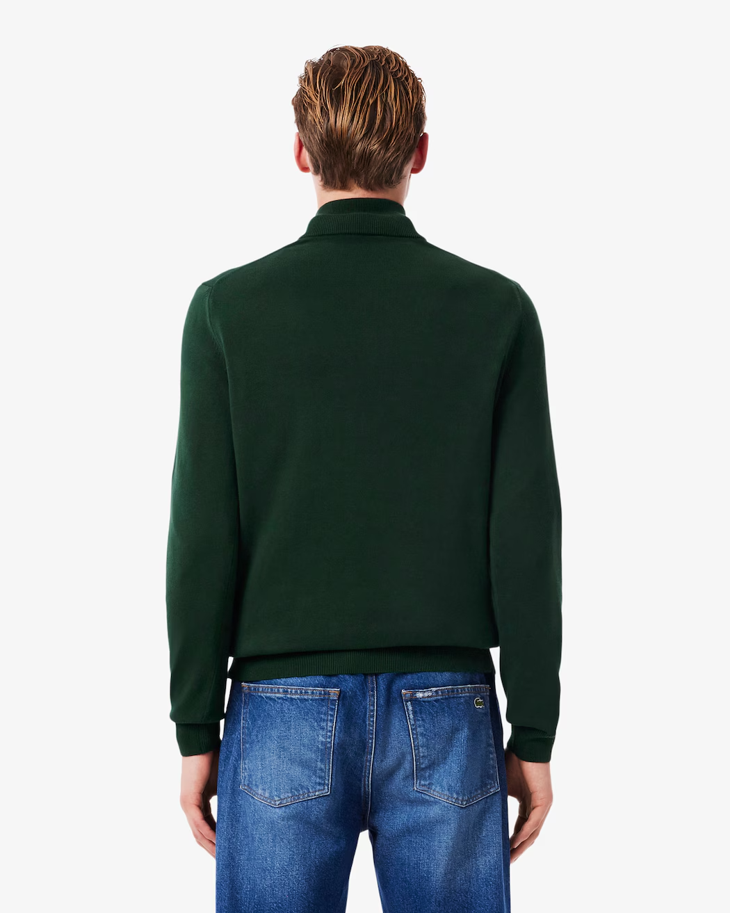 Pullover collo con Zip Lacoste