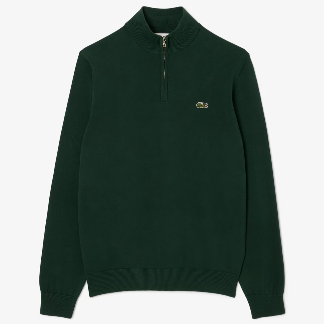 Pullover collo con Zip Lacoste