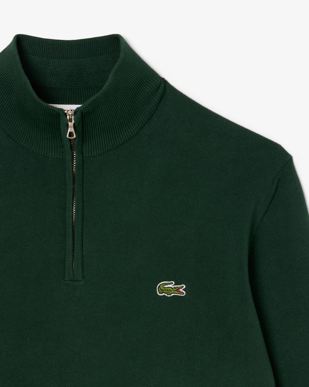 Pullover collo con Zip Lacoste